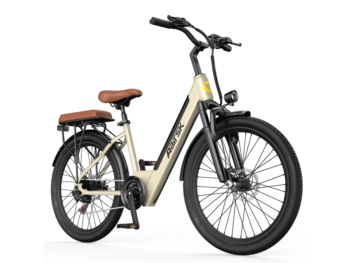 Bicicleta Elétrica Urbana Aairsk S600, Roda 26, Bateria De 36v 13ah, Motor De 250w 45nm