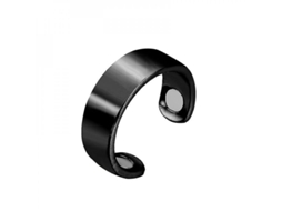 Anillo De Control De Glucosa Para Diabéticos, Monitor De Azúcar No Sangue Magnético Não Invasivo, 2 Peças, Preto