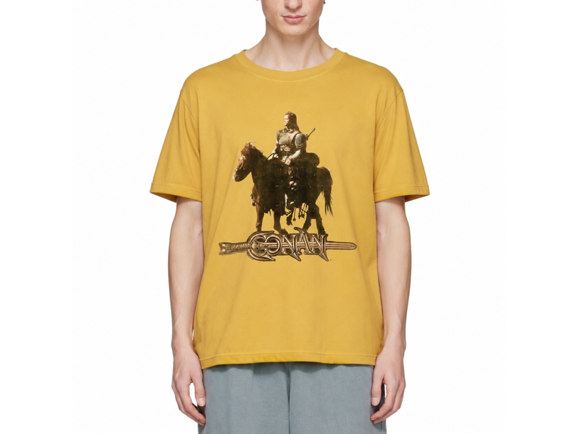 Rockinstone Conan Horsey Solid Ginger Adult T-shirt Size:m