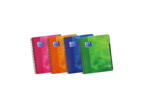 Livro Paq/5 Bloc A4 120h 90g. Cuad.5x5 Europeanbook4 Con Separadores Colores Surtidos Tapa Polipropileno De Desconocido (espanhol)