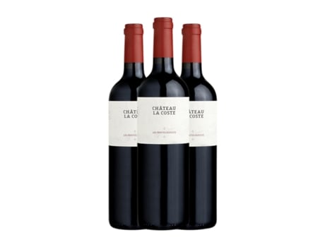 Vinho CHÂTEAU LA COSTE Les Pentes Douces Rouge Côtes de Provence (0.75 L - 3 Unidades)