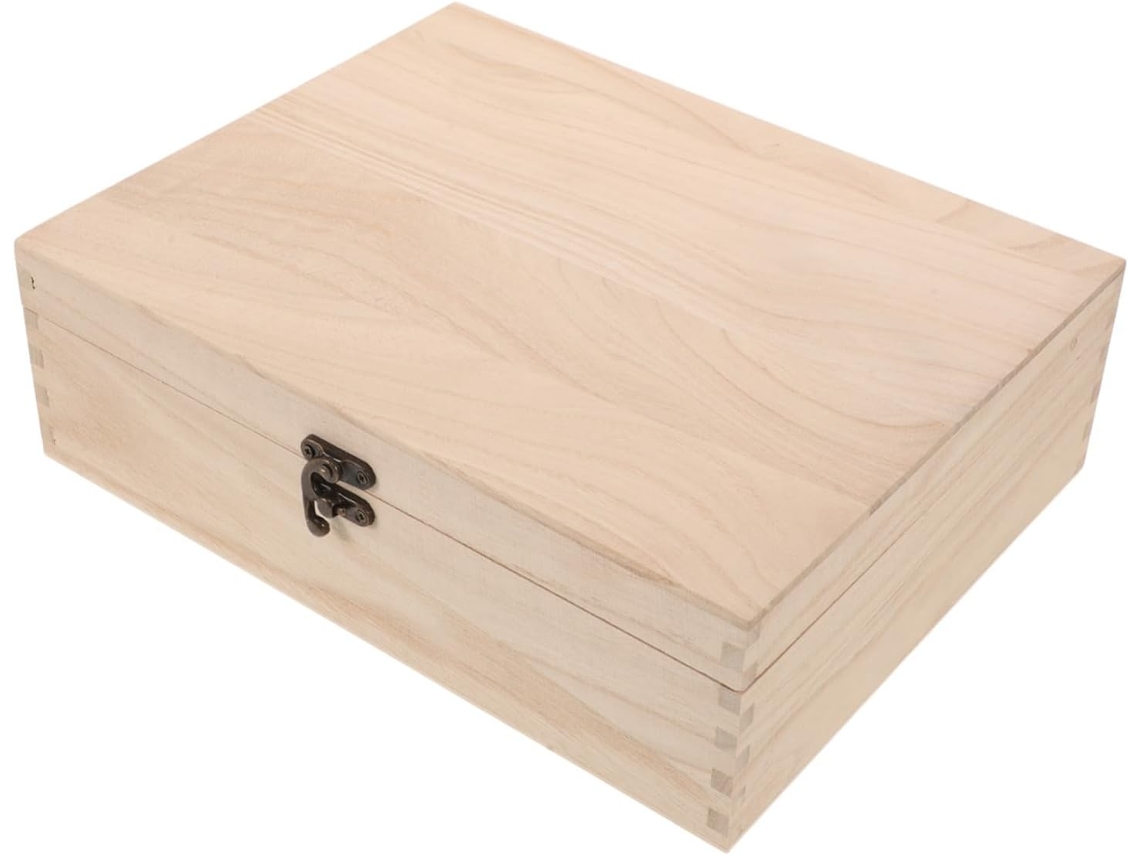Organizador Multifuncional Para Joias Em Madeira Natural, Estilo Rústico, Grande Capacidade.