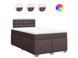 Box Spring Bed, Box Spring Beds Vidaxl Marrom Tecido (120 X 200 Cm)