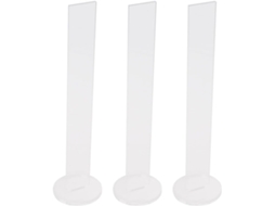 Suporte adesivo Uonlytech, 3 peças, acrílico transparente, resistente à deformação, ideal para
