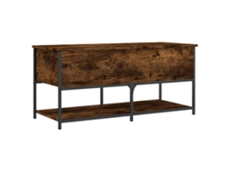 Storage Bench, Storage Benches Vidaxl Marrom Madeira Processada (100 X 42.5 X 47 Cm)