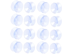 Conjunto De 20 Almofadas Antiderrapantes Pvc Dupla Face Com Ventosas Para Tampos Mesa Vidro E Superfícies Móveis