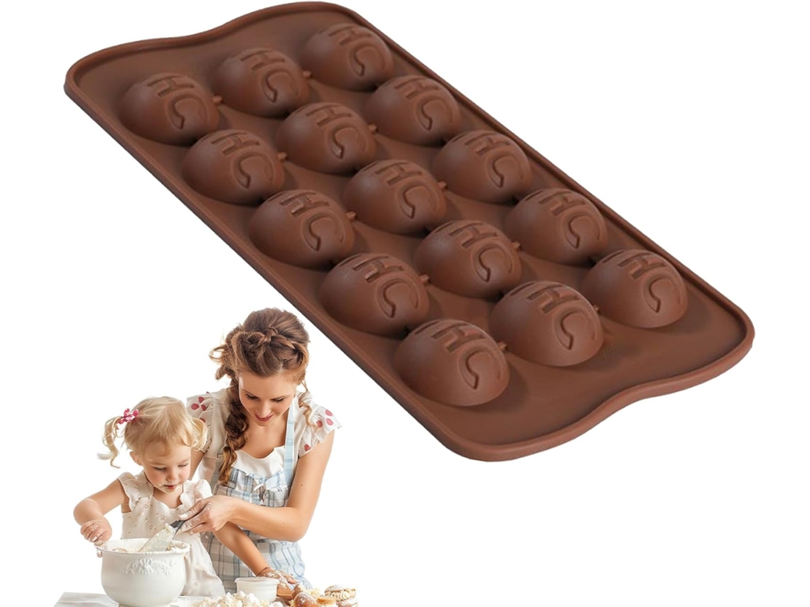 Forma De Silicone Chocolate, Com 15 Cavidades.