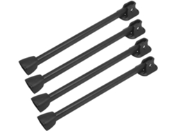 Vicasky Conjunto De 4 Pés Mesa Dobráveis Em Ferro Para Substituição, Suportes Para Mesas E Escrivaninhas, Para Sala De