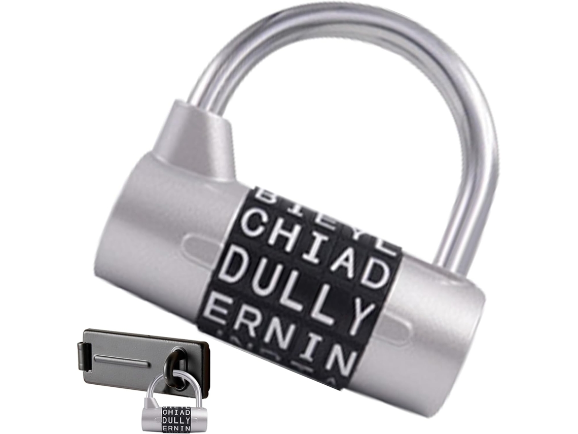 Cadeado Word Lock Para Bagagem Resistente