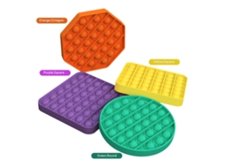 Brinquedo Sensorial Push Bubble Para Aliviar Estresse Jogo Educativo Aritmético Reutilizável