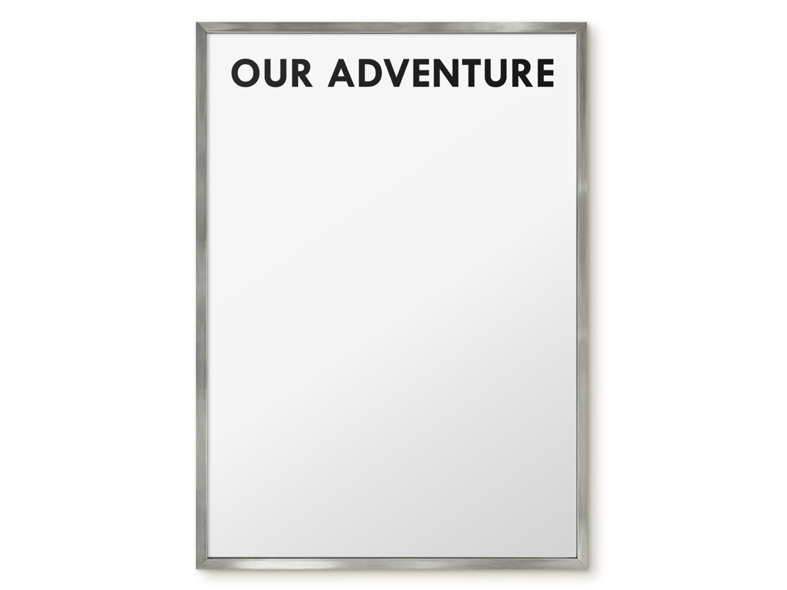 Magnetic Board Our Adventure For The Living Room Espelharte (50x70 Cm)