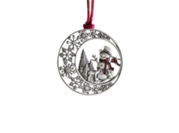 Enfeite de Natal em Metal Pavão LAXISCREED