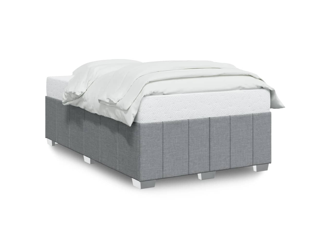 Bed Frame, Bed Frames Vidaxl Cinzeto Tecido (120 X 200 Cm)