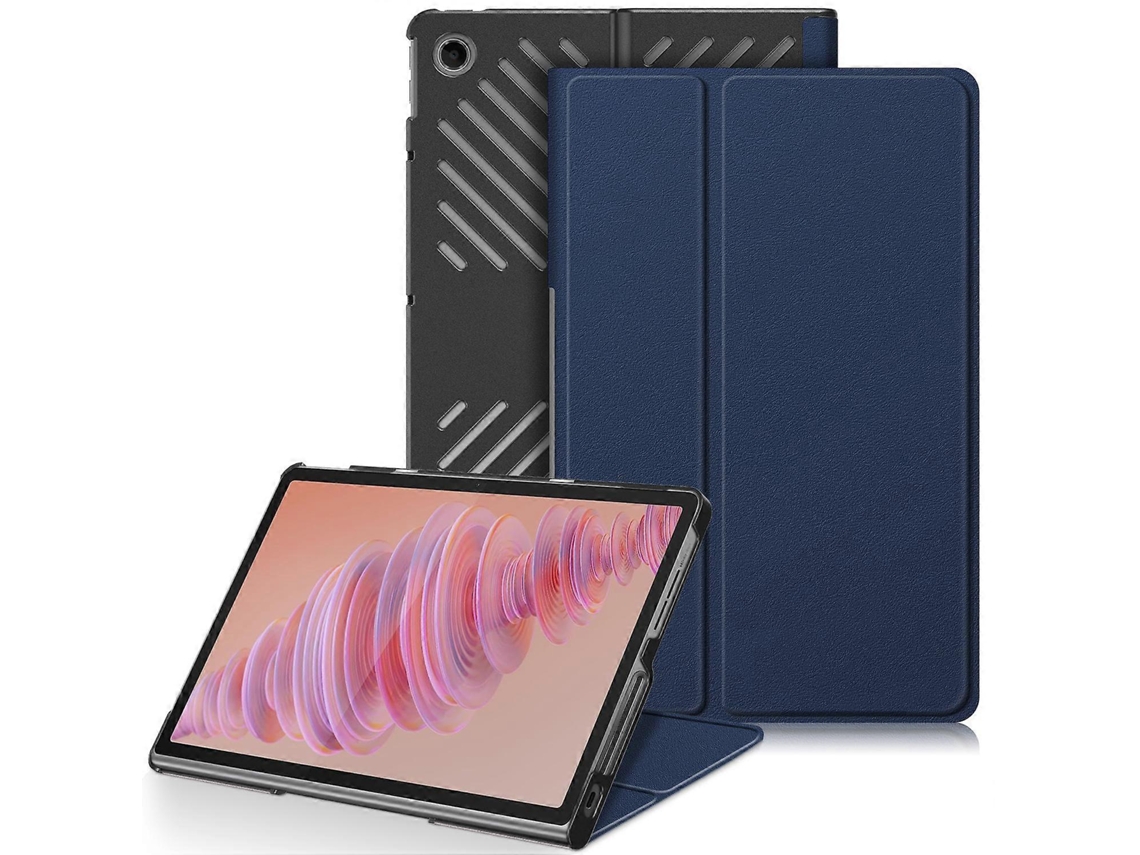 Capa Para Lenovo Tab Plus 11,5 Polegadas Tb351fu Com Dissipação De Calor, Suporte E Couro Multicolorido Aquaforge (fmy)