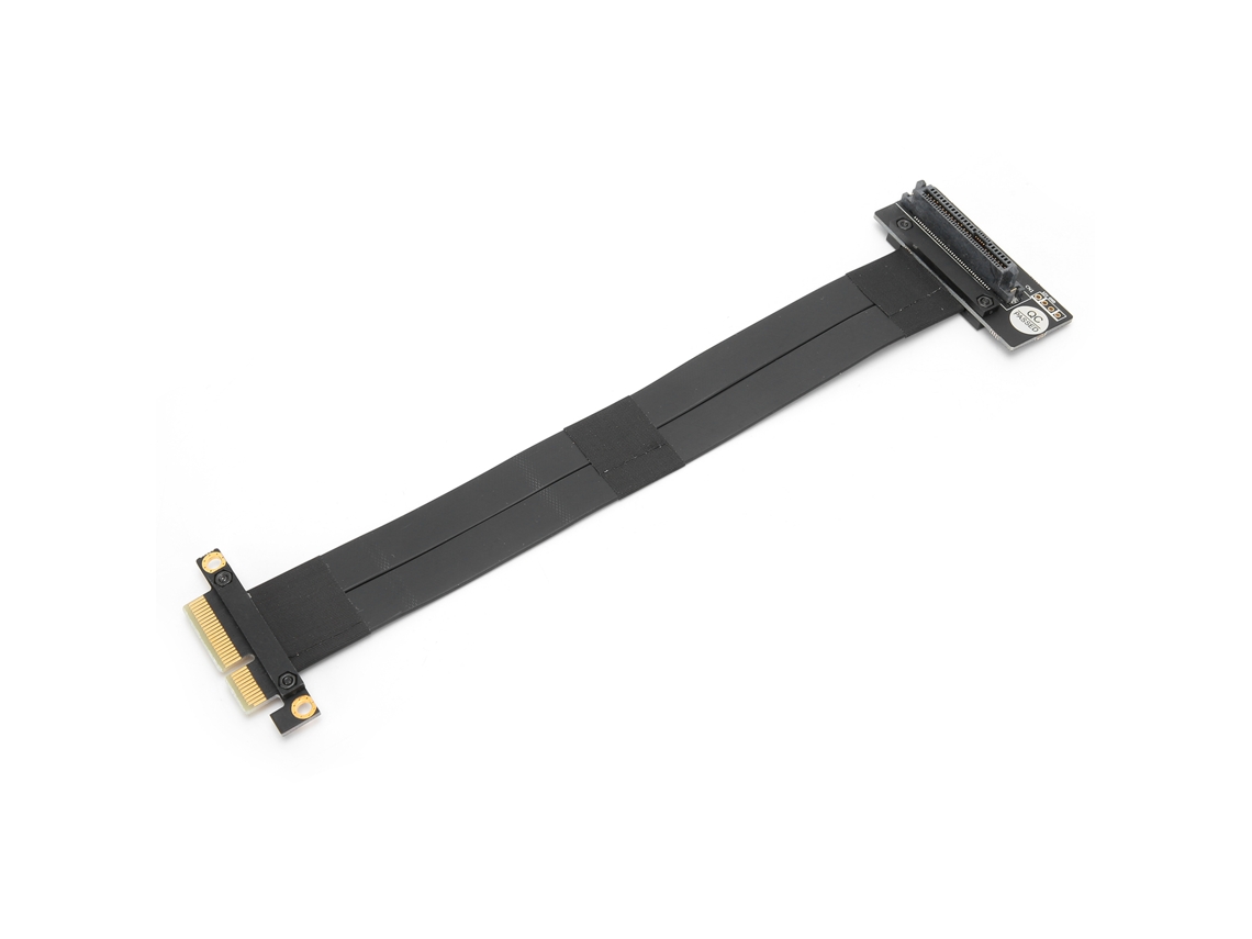 Cabo Adaptador Sff8639 90° Para Pcie 4x 20cm Fio De Extensão Ssd 32gbps