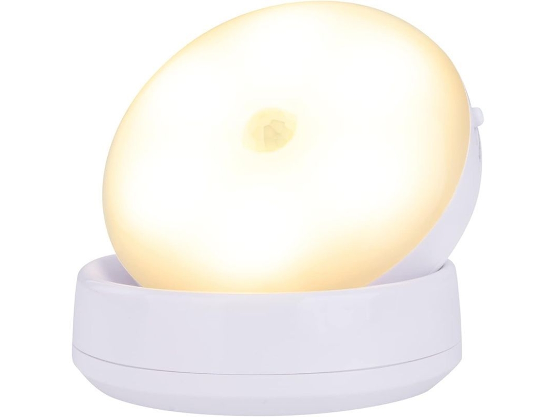 Luz Noturna De Indução Led Para Cozinha, Corredor, Quarto, Banheiro, Luz Auxiliar Amarela