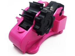 Dispensador De Fita Adesiva Semiautomático 3a 8cm Com Compartimento Para Armazenamento, Ideal Para Escritório
