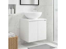 Vidaxl Vaidade Com Pia Suspensa Branco 49,5 X 44,5 X 65 Cm