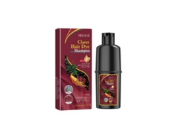 Shampoo para Cabelo Vermelho Burgundy, Fácil de Usar, Hidrata e Melhora a Mudança de Cor LAXISCREED