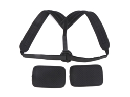 Corretor Postural Ajustável Com Fivela Para Suporte Da Clavícula, Costas E Ombros