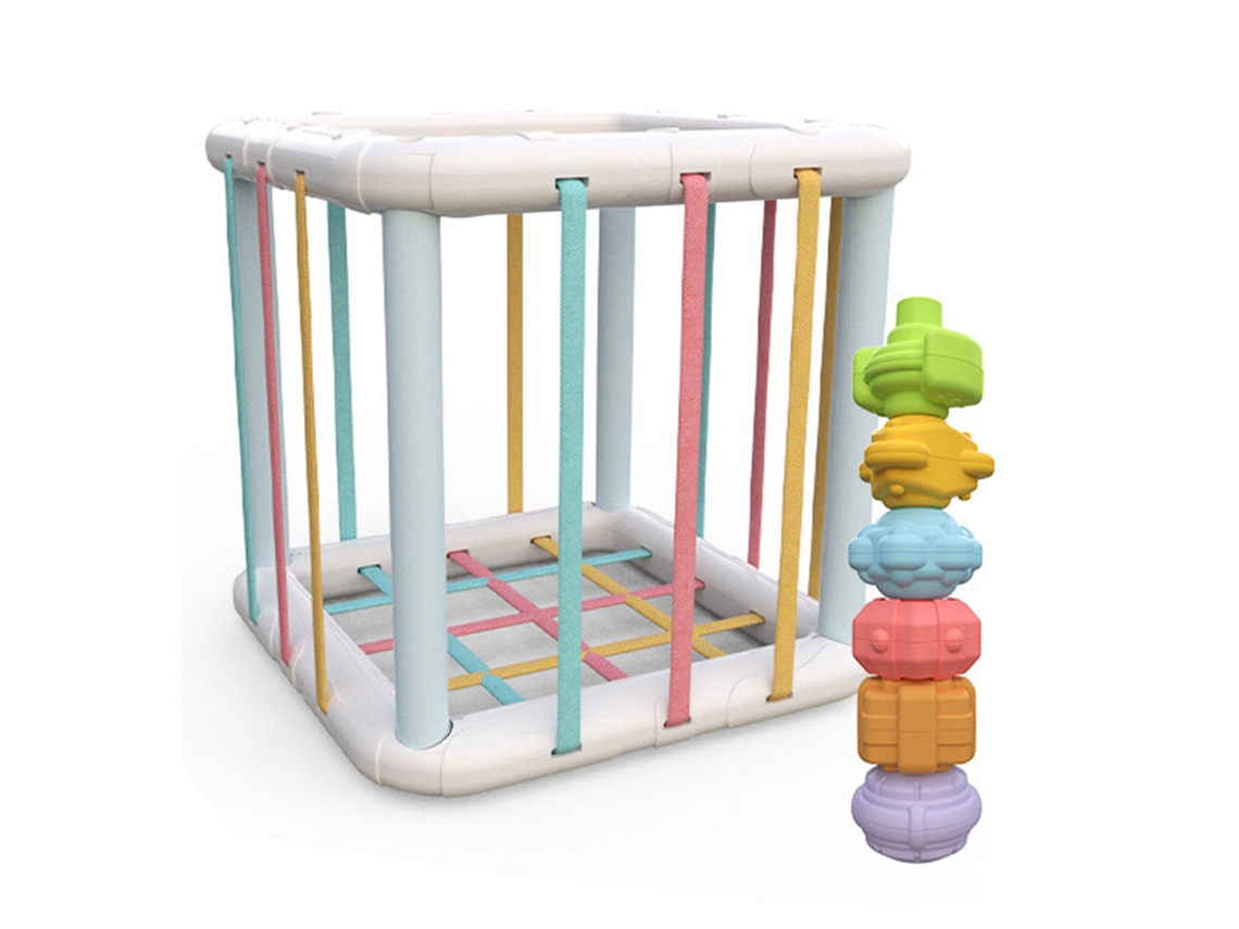 Mali brinquedo Sensorial Montessori Bebê: Reconhecimento de Cores e Formas, Desenvolvimento Motor