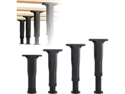Pés Niveladores Ajustáveis Para Móveis, 4 Peças, 28 Cm, 11 Polegadas, Ajustáveis, Resistentes, Para Camas, Móveis