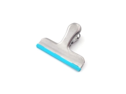 2026 porta Bolsas de Chips de 10 Piezas Con Silicona, Sellado Hermético, Acero Inoxidable, 3 Pulgadas, Azul