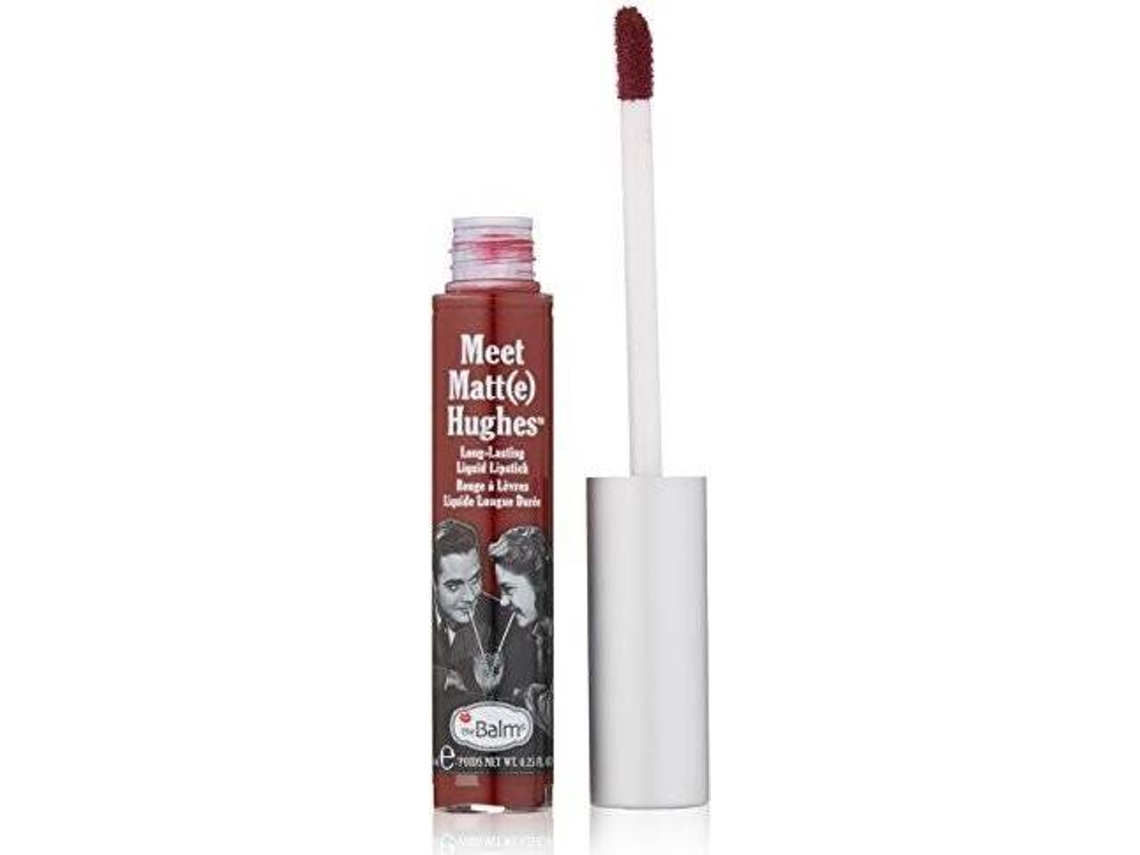 Bálsamo Labial THE BALM Conheça O Bálsamo Liquid Lipstick Matte Ll Hughes 7.4 ml Adorando Brilhante. Lisa Duradoura
