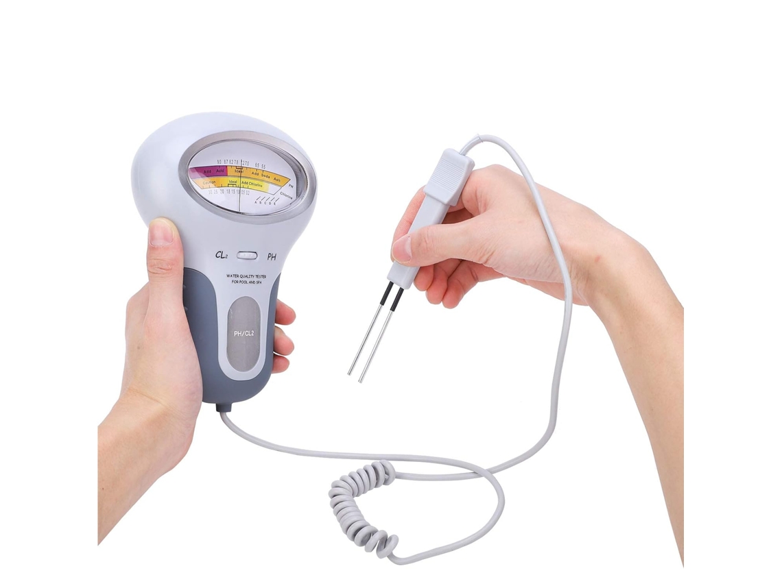 Medidor De Ph Digital Multifuncional, Pc-102, Medidor De Ph E Cloro Para Piscinas.