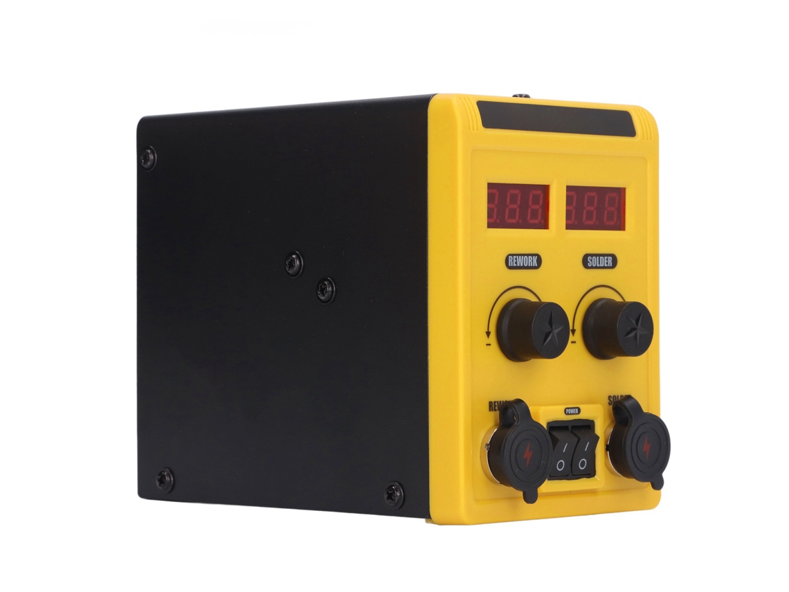 Laxiscreed Estação De Soldadura Com Sopador De Ar Quente Led E Controle De Temperatura Ajustável