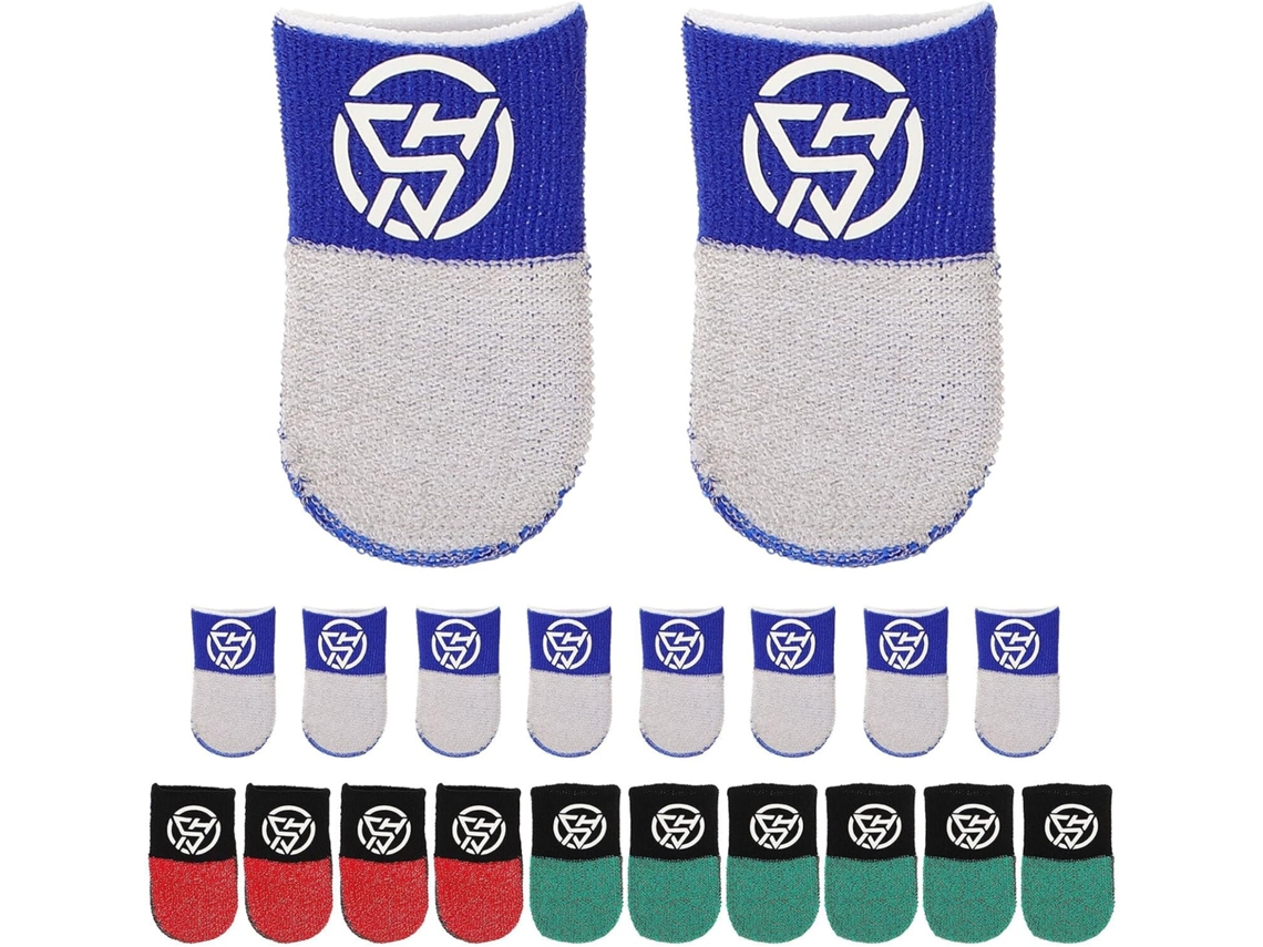Capas Luminosas Para Jogos, 10-pares, Respiráveis, Protetores De Dedos Antiderrapantes Para Celulares E Tablets, Capas