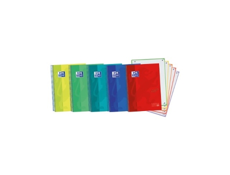 Livro Paq/5 Cuaderno Espiral A4 120h 90g. Cuad.5x5 Europeanbook5 Soft Touch Colores Surtidos De Desconocido (espanhol)