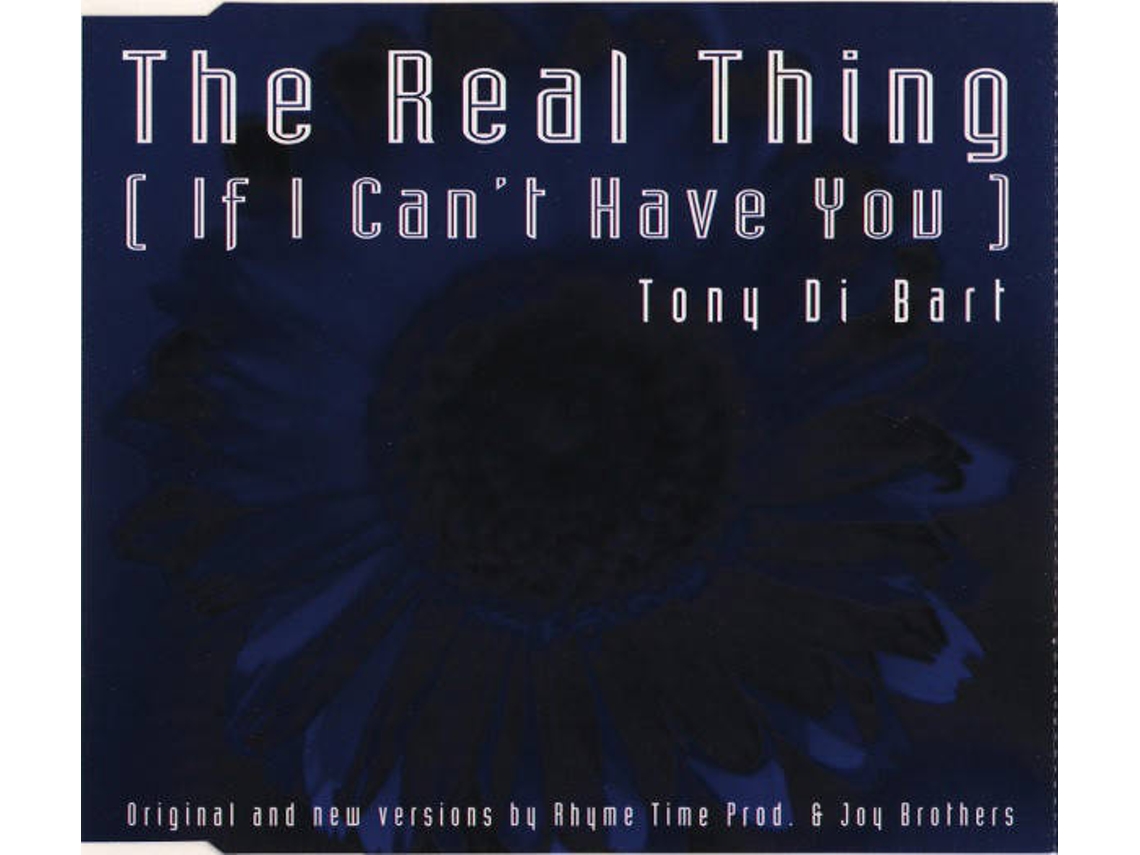 CD Tony Di Bart - The Real Thing (1CDs)
