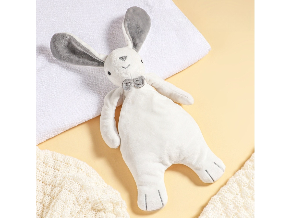 Boneca Reconfortante Para Bebé Com Rebordo Macio, Brinquedo Para Recém-nascidos Meninos E Meninas (0-12 Meses) Coelho Hexinyigjly