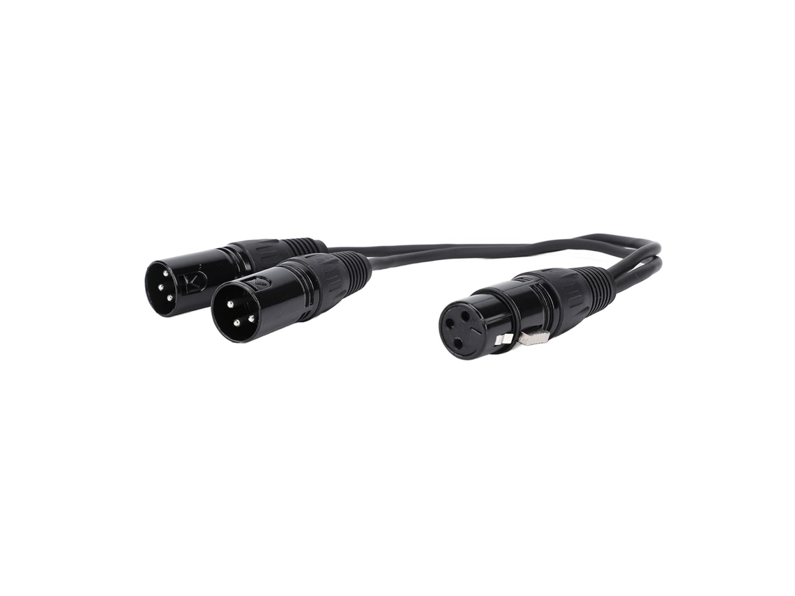 Cabo Divisor Xlr Balanceado E Durável Para Microfone