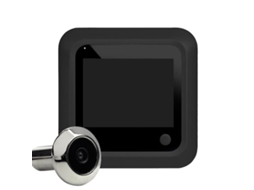 Câmera De Porta, Visor De Porta, Lcd Digital Grande Angular De 90° De 2,4 Polegadas Para Casa, Apartamento, Porta De Entrada, Porta Da Frente