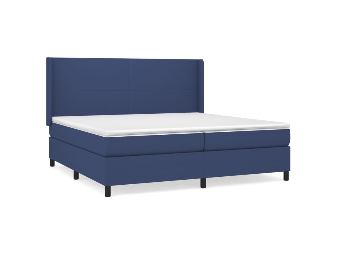 Box Spring Bed, Box Spring Beds Vidaxl Azul Tecido (200 X 200 Cm)