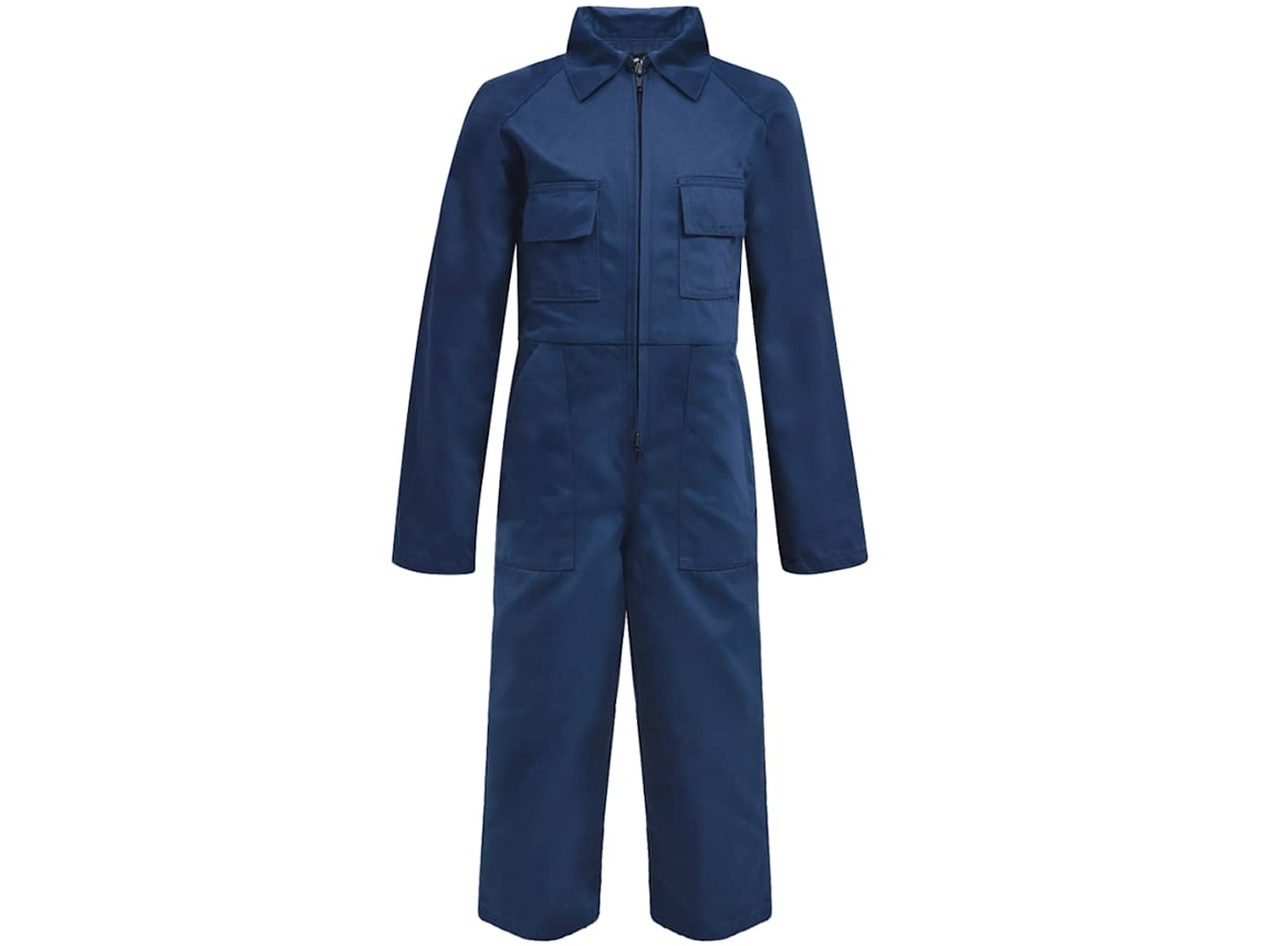 Conjunto 1 Overall, Overalls Vidaxl Azul Tecido
