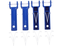 Conjunto de 4 Peças para Limpeza de Piscinas com Ventosas e Clipes VAYOTOY