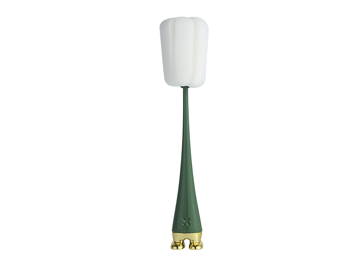 Escova De Limpeza De Garrafas Com Cabo Longo E Cabeça De Esponja, Eficiente Para Uso Doméstico. Nostalgia88