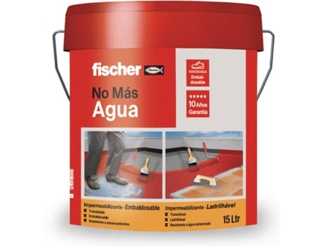 Impermeabilizante FISCHER  Ladrilhável Cinzento 15L