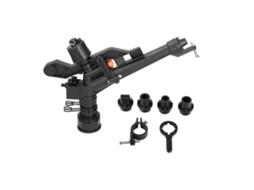 Aspersor de Irrigação G 1 1/2 Abs Ajustável de Impacto com Braço Oscilante para Jardim e Gramado