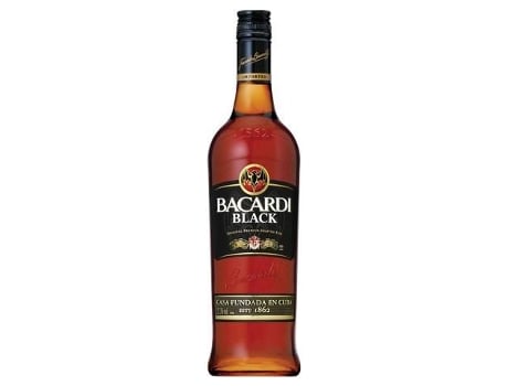 Rum Bacardi Black Carta Negra Superior