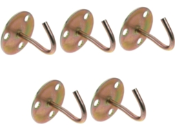 Conjunto De 5 Ganchos Reforçados Anneome Para Parede E Teto, Ferro Pen