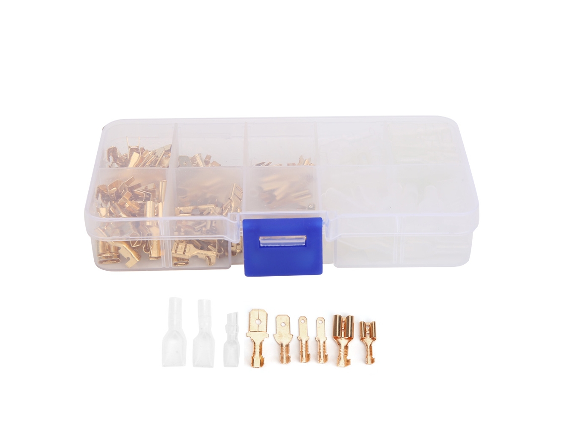 Conector de Fio Elétrico Terminal de Cobre 180pcs S/MARCA