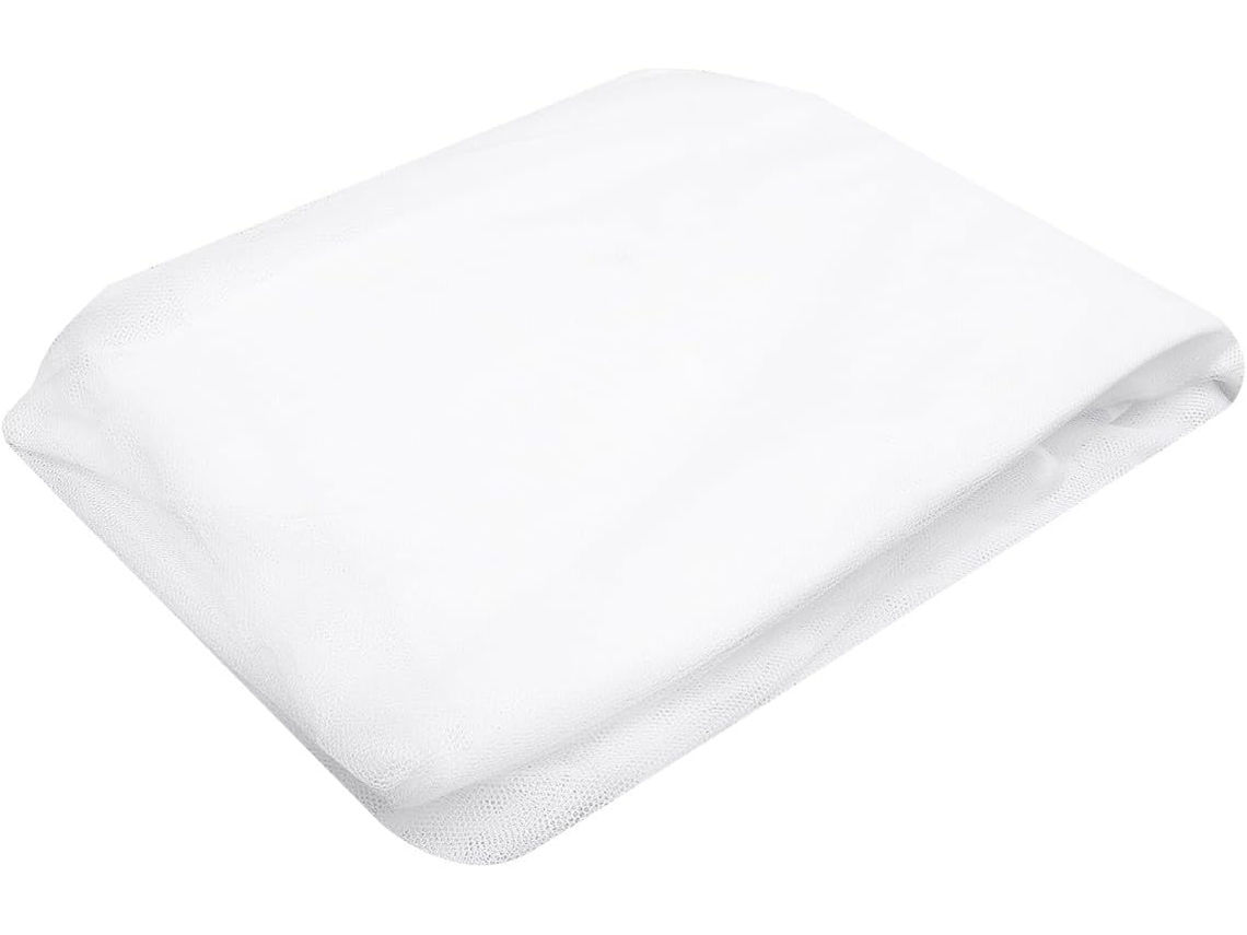 Mosquiteiro Healeved Para Cama De Casal, Poliéster Branco, Bem Feito E Fácil De Instalar, Adequado Para Uso Doméstico