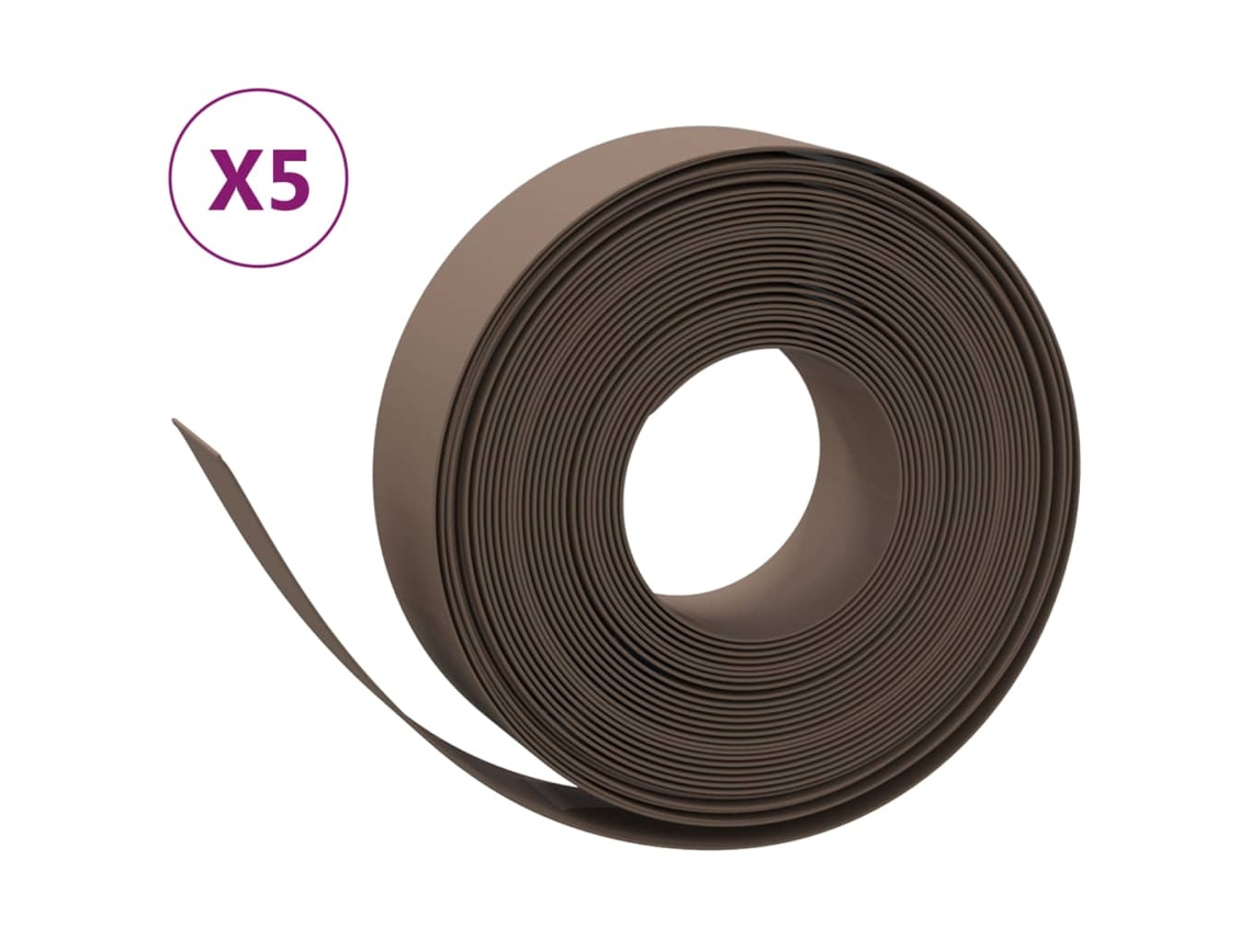 Garden Edging, Garden Edgings Vidaxl Marrom Polietileno (50 X 0.15 M)