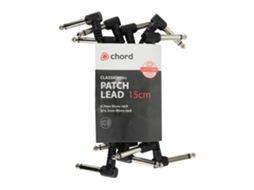 Chord Electronics Patch015Bk Cabo de Áudio 0.15 M 6.35Mm Preto