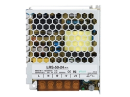 Fonte de poder switching lrs 50 24 de ac 85-264v a dc 24v, 50w, saída única, 150mvp com MARCA