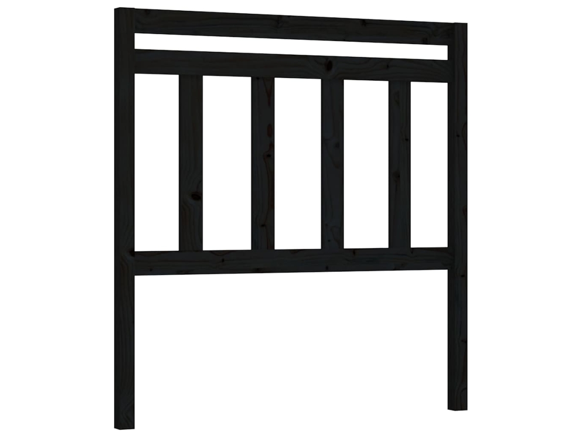 Cabeceira de Cama 81x4x100 Cm Pinho Maciço Marrom MAISON EXCLUSIVE